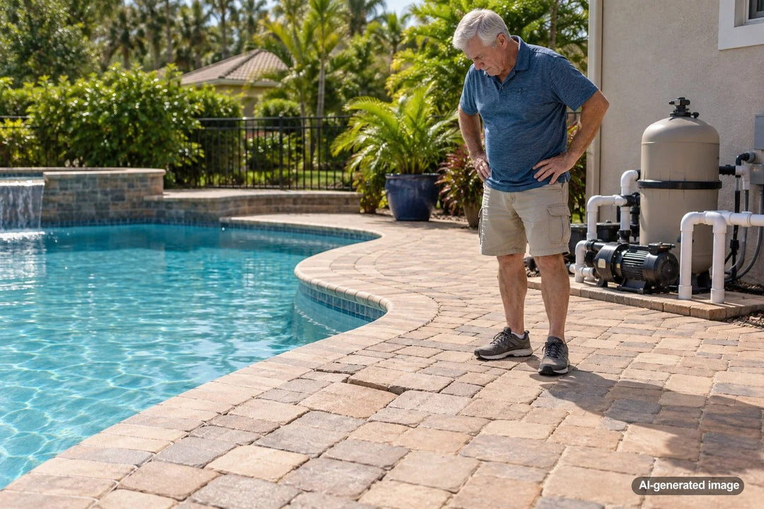Can a Pool Leak Cause Pavers to Sink?
