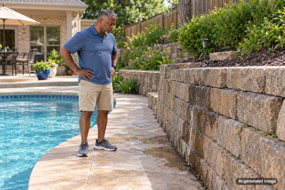 Can Pool Leaks Damage Retaining Walls Near the Pool?