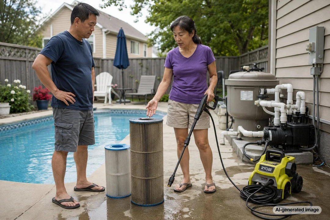 Can You Clean Pool Filter Cartridges With a Pressure Washer? What Pool Owners Need to Know