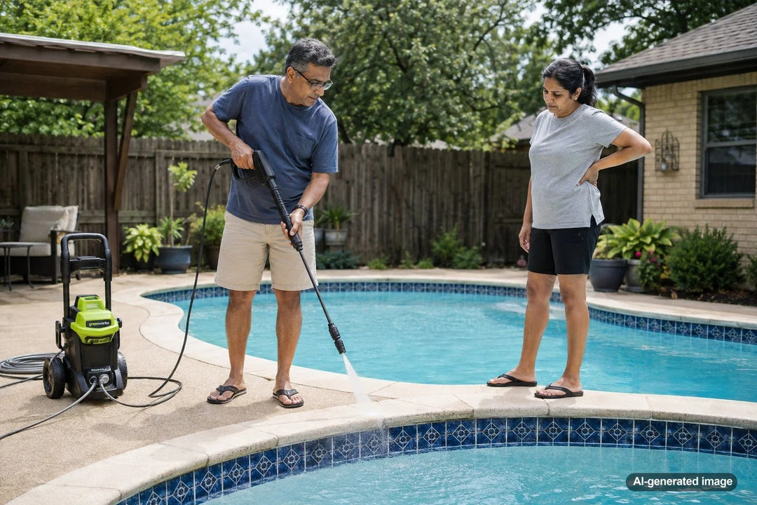 Can You Use a Pressure Washer on Pool Tile or Plaster?