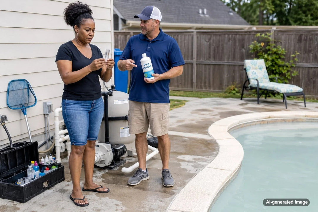 Do Pool Clarifiers Actually Work on Cloudy Water? What Pool Owners Should Know Before Adding More Chemicals