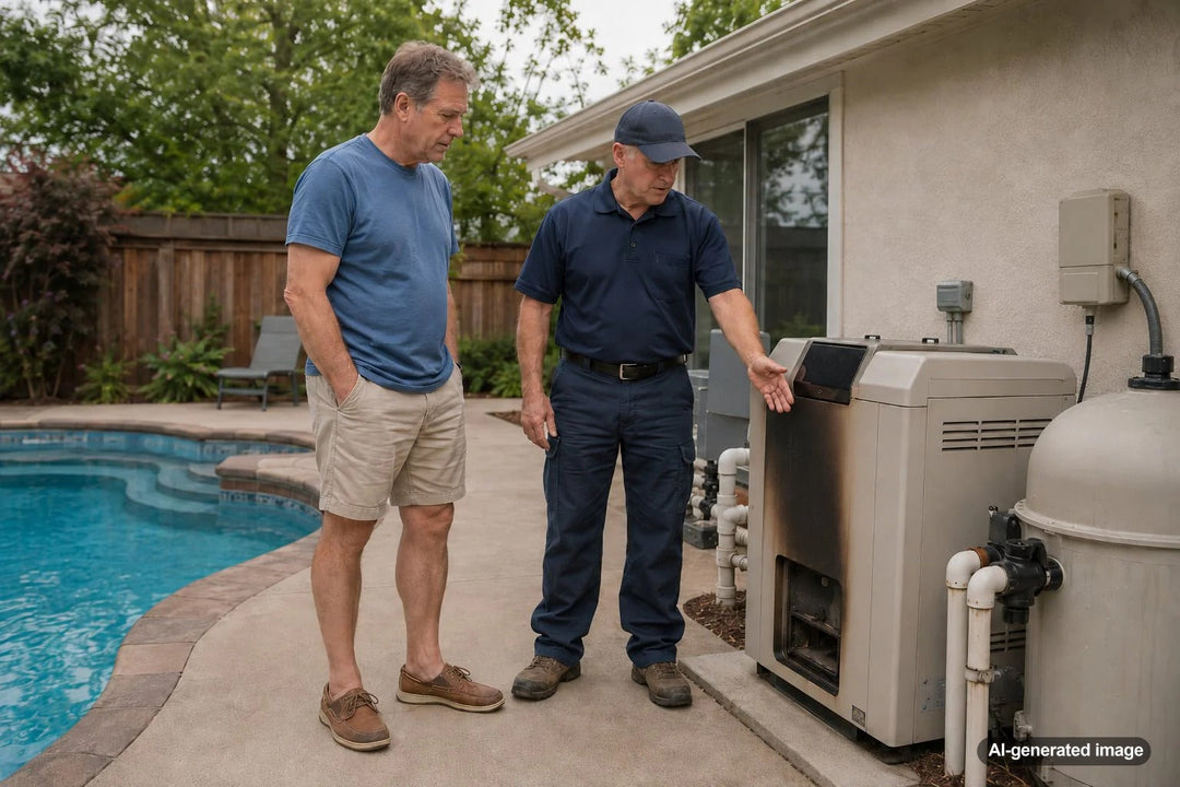Gas Pool Heater Flame Rollout: Safety Warning Signs That Pool Owners Should Never Ignore