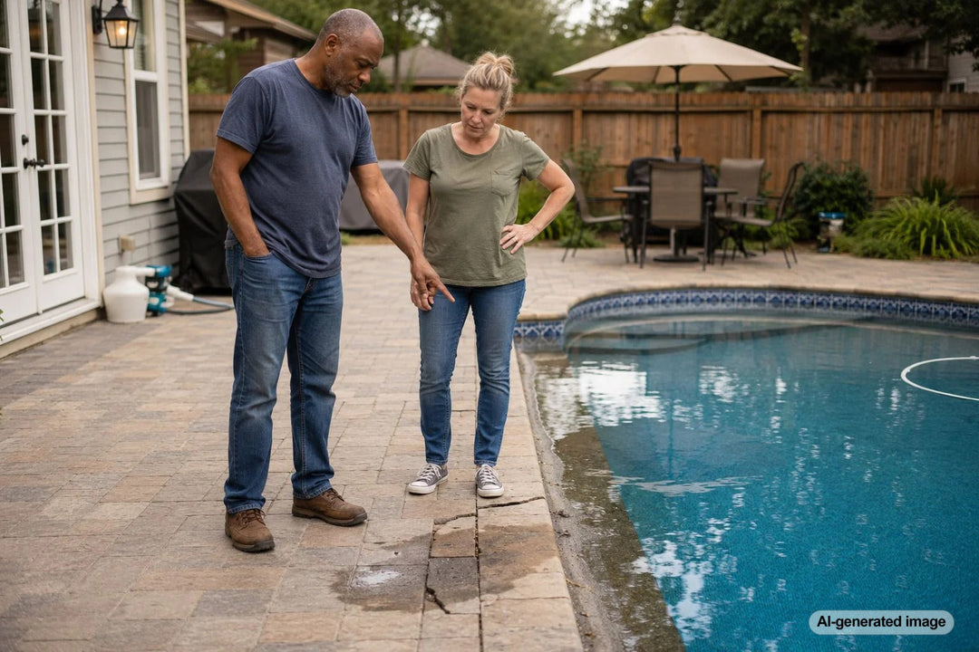 How a Pool Leak Can Undermine a Deck or Patio: Small Water Loss, Big Structural Trouble
