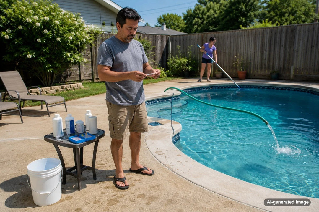 How Do You Fill a Pool With Well Water Without Causing Stains?