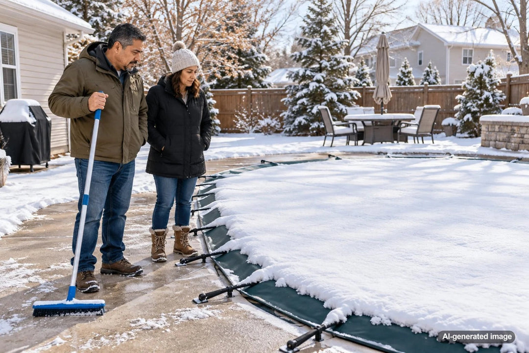 How Much Snow Is Too Much for a Pool Cover? A Practical Guide to Snow Load, Cover Type, and Safe Removal