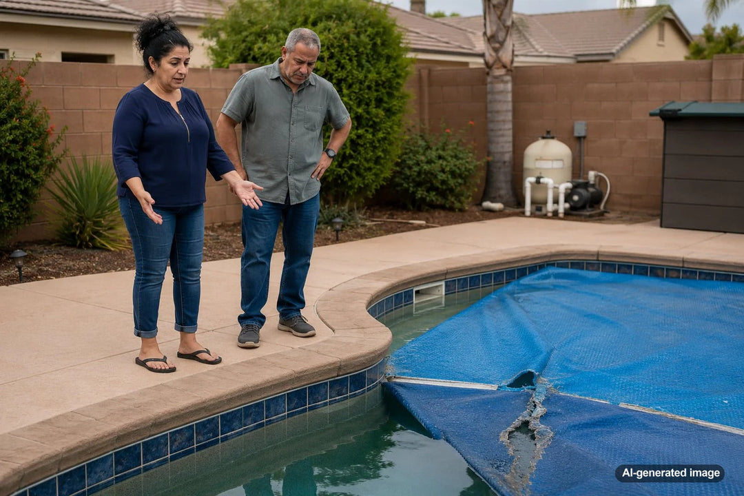 How Pool Cover Damage Can Hide Water Loss Problems: Warning Signs Pool Owners Should Not Ignore