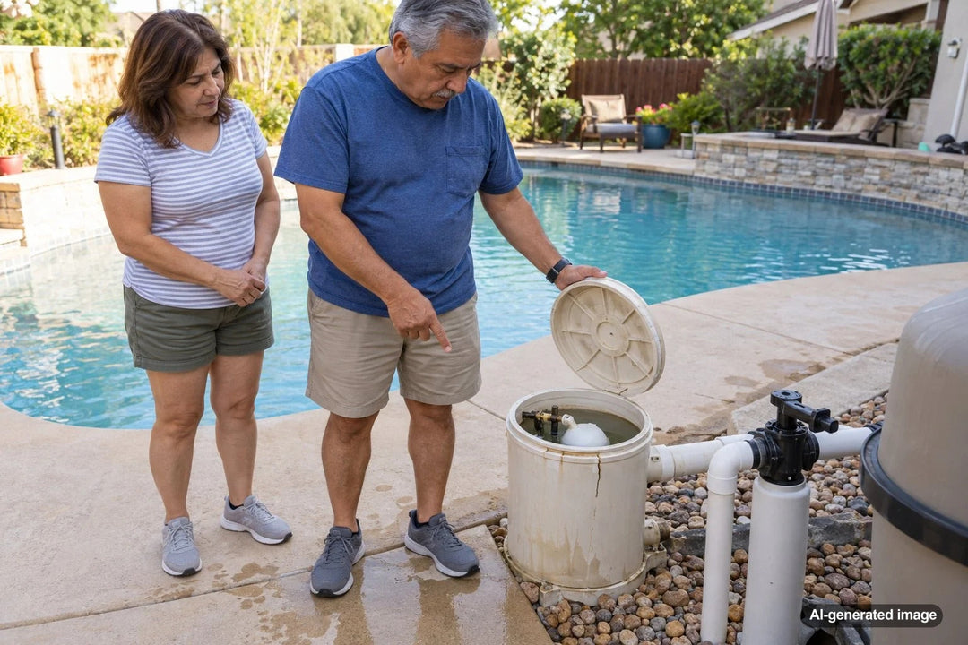 How to Check a Pool Autofill Pot for Cracks and Leaks