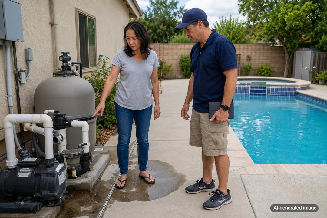 How to Check for Water Loss Around Pool Return Lines