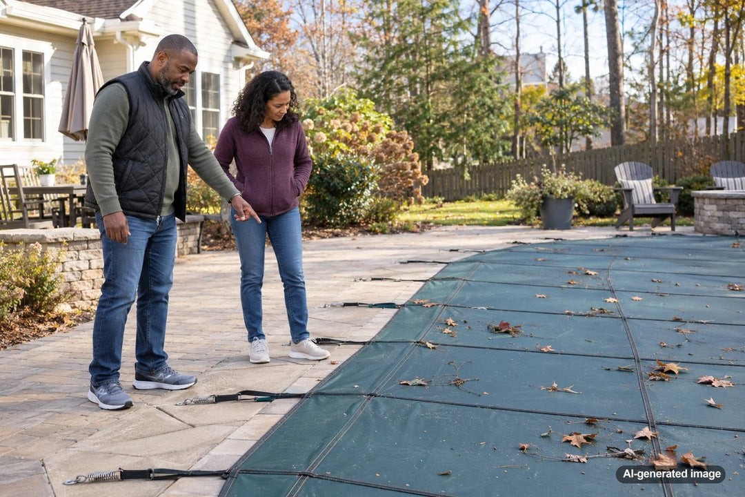 How to Inspect a Pool Cover After High Winds: A Practical Damage and Safety Checklist
