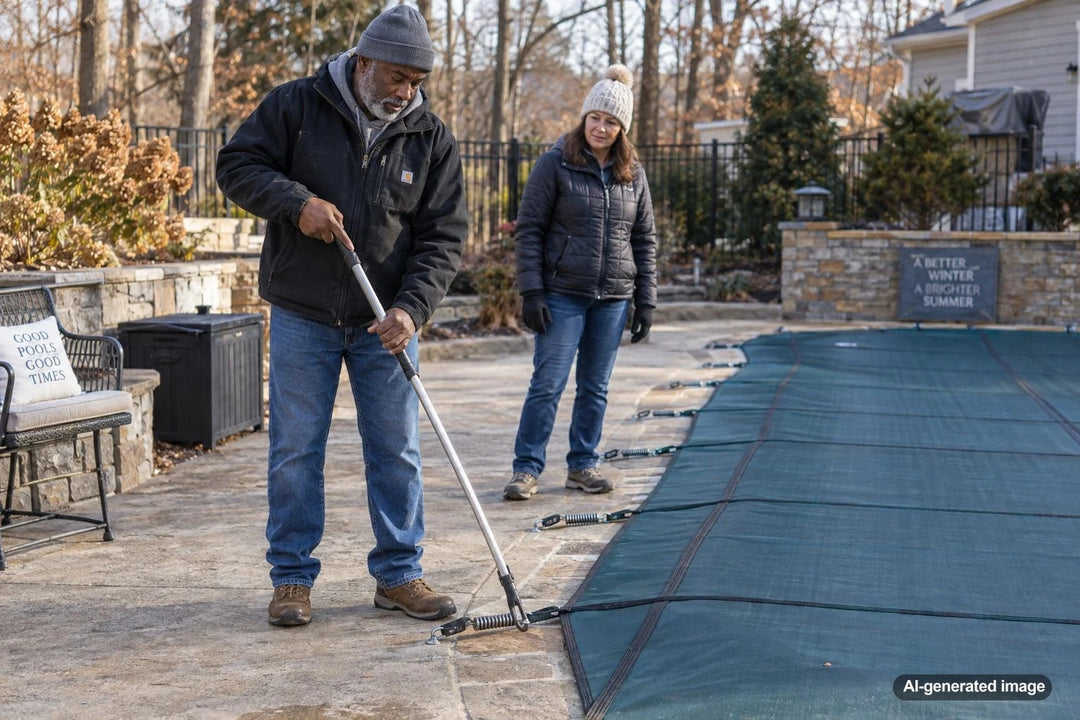 How to Keep a Mesh Pool Cover Tight Through Winter: Prevent Sagging, Wind Whipping, and Unnecessary Cover Stress