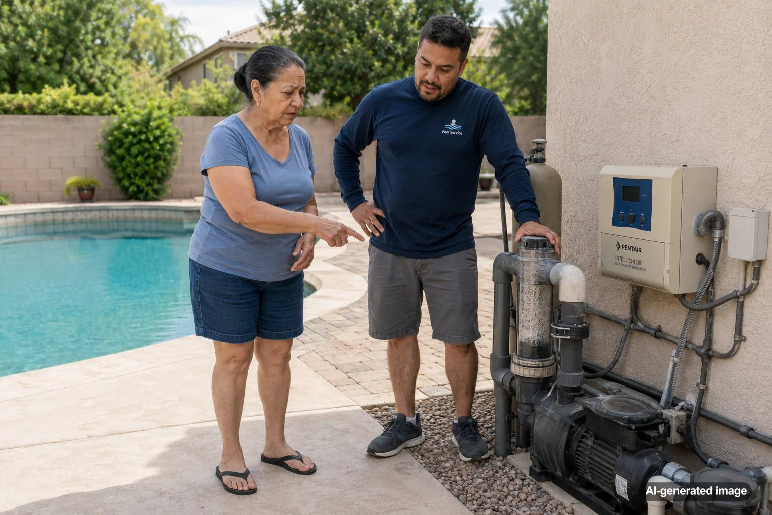 Saltwater pool equipment and salt cell cleaning guide for homeowners