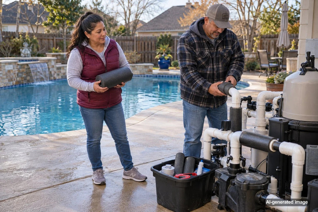 How to Prepare Pool Plumbing for the First Hard Freeze