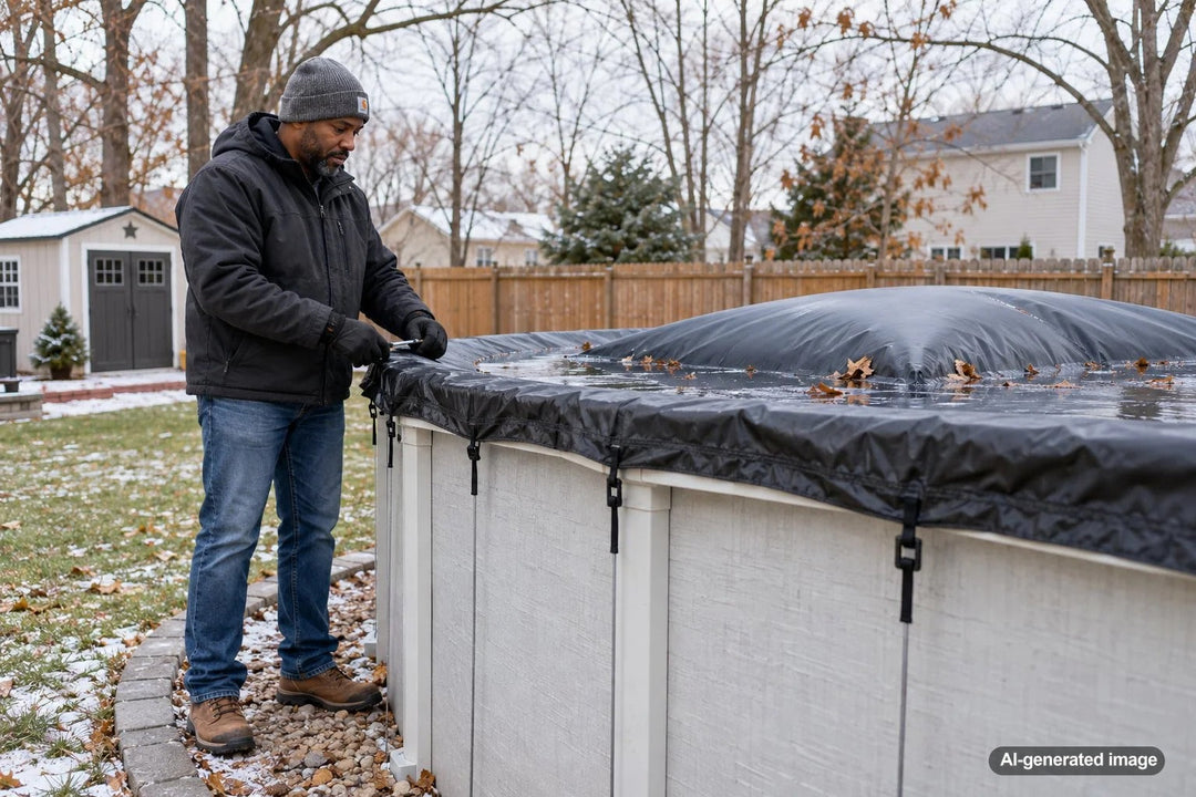 How to Protect Above-Ground Pool Walls From Winter Ice Pressure