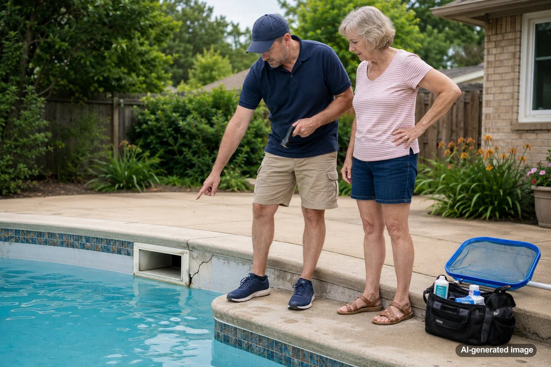 How to Tell If a Pool Skimmer Throat Is Cracked