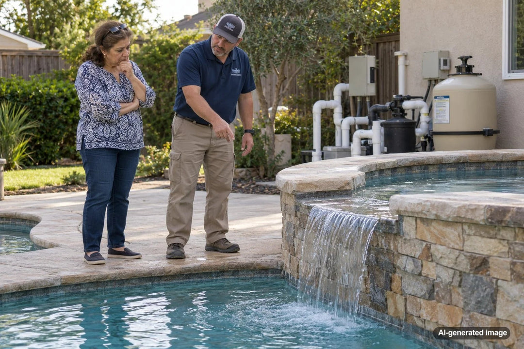 How to Tell If a Spillover Spa Is Leaking Into the Pool
