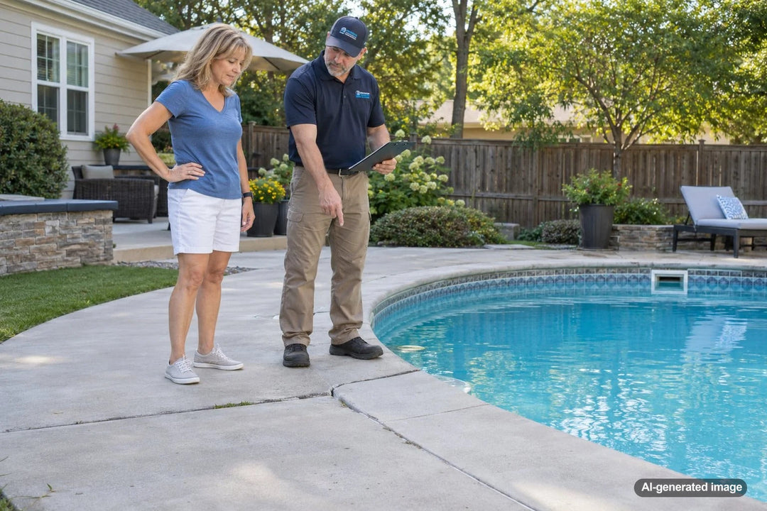 How to Tell Whether a Sinking Pool Deck Is Related to Water Loss: Signs That Point to a Leak vs. Normal Settling