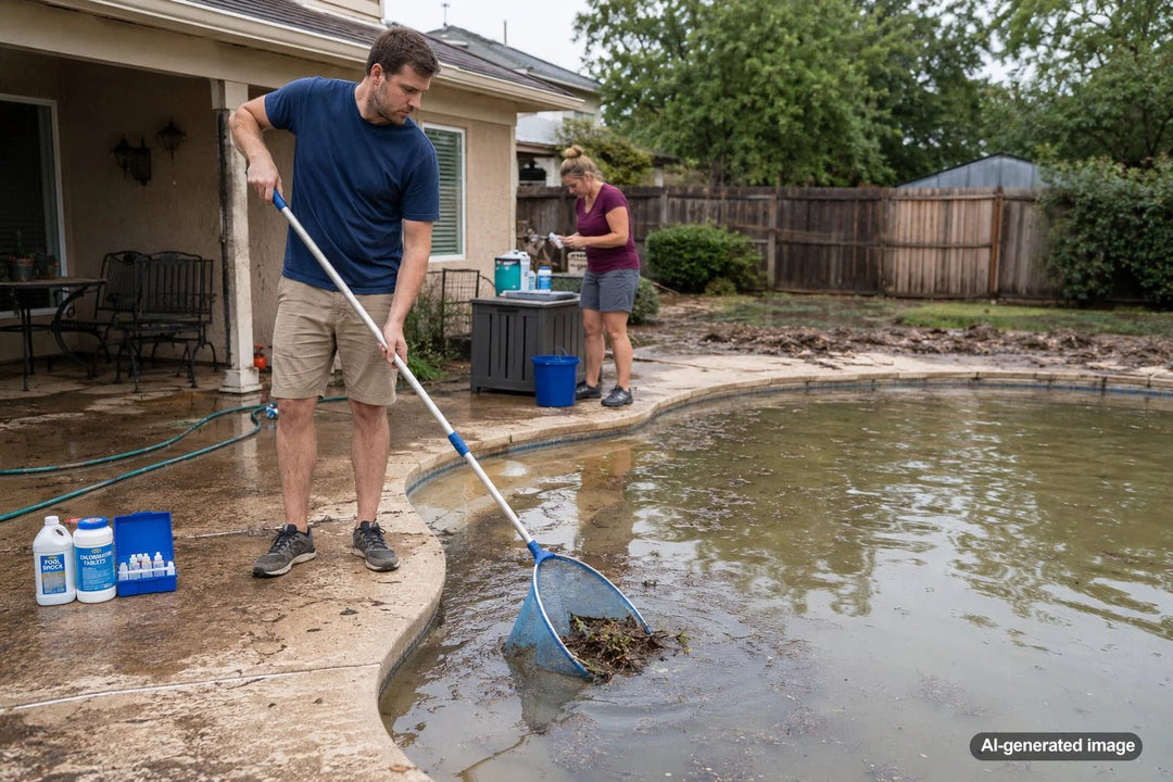 How to Treat Pool Water After a Mudslide or Yard Flood: A Practical Homeowner Recovery Guide