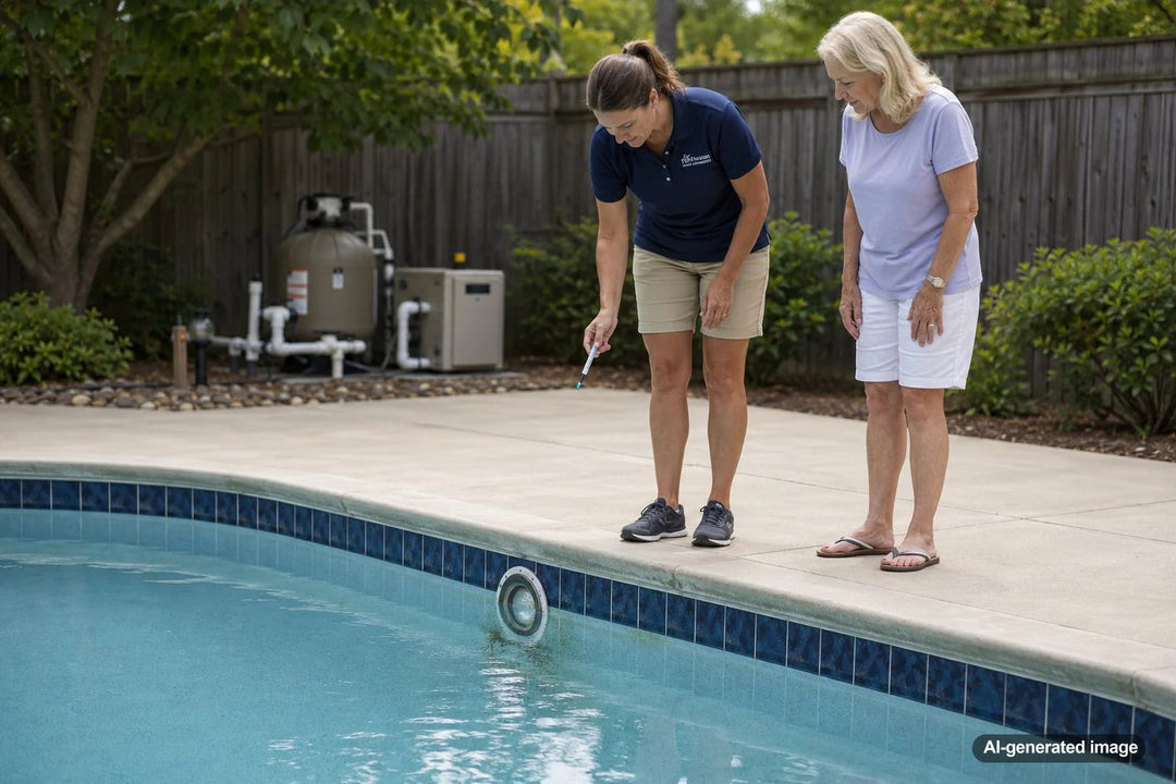 How to Watch for Leak Clues Around Pool Light Niches