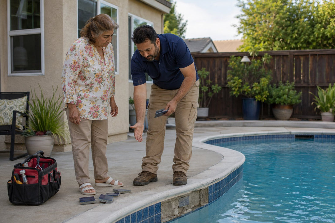 Pool Tile Popping Off: Causes Beyond Bad Adhesive - Hidden Structural and Water Issues Every Pool Owner Should Know