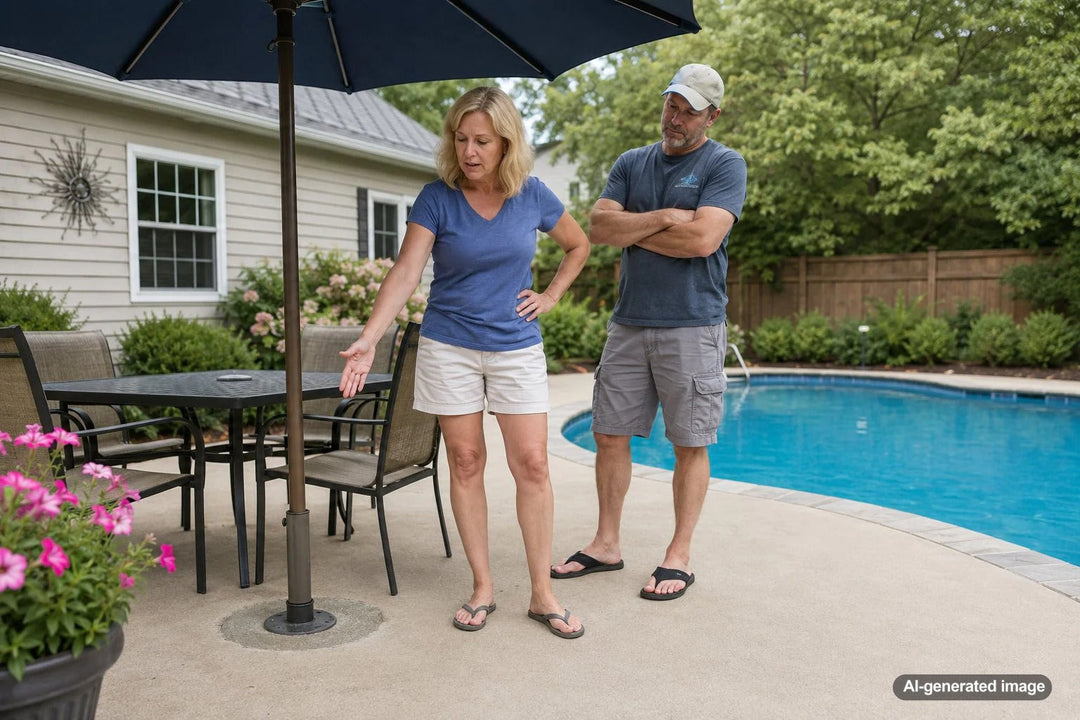 Pool Umbrella Sleeve Placement Mistakes to Avoid