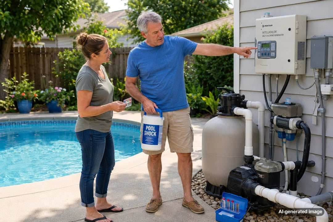 Should You Turn Off a Salt System When Shocking the Pool?