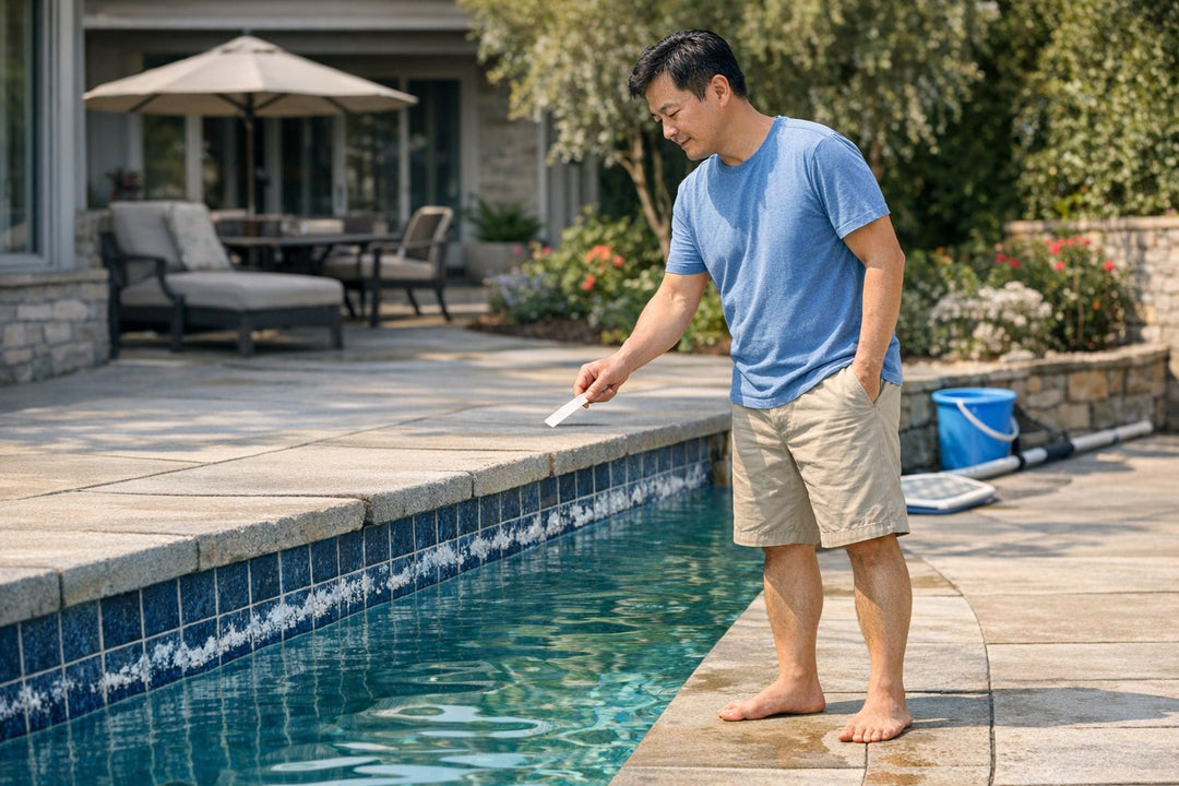 What Causes Calcium Scaling on Pool Tiles? A Pool Owner's Guide to the White Buildup That Keeps Coming Back