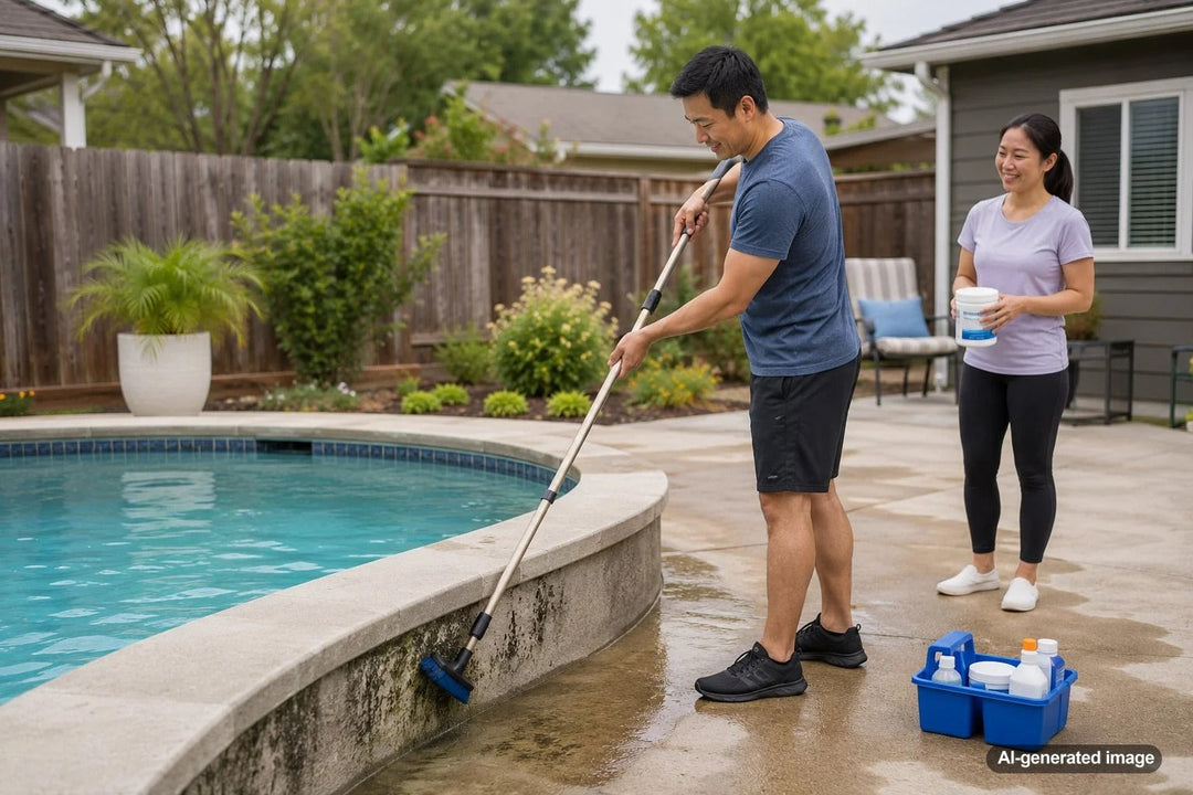 What Is the Best Way to Remove Black Algae From a Concrete Pool? A Practical Plan for Getting Rid of Stubborn Spots