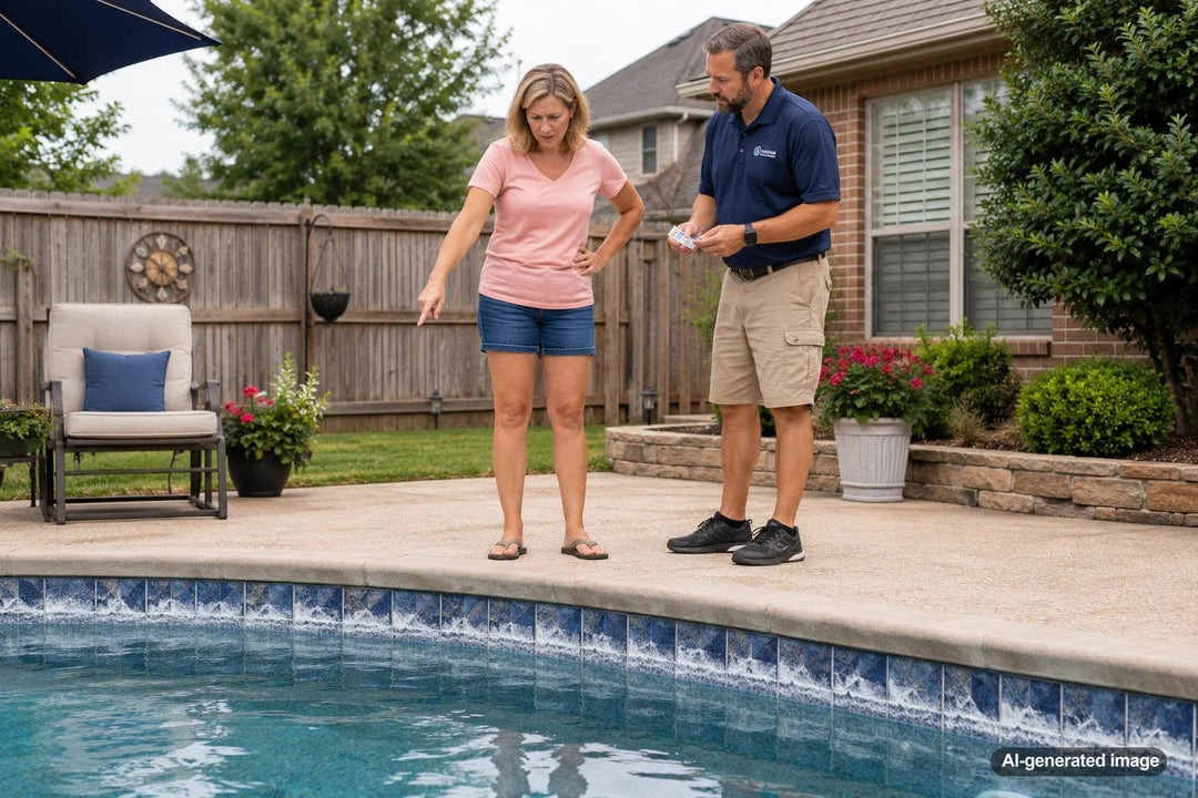 Why Does My Pool Tile Have a White Crust Around the Waterline? Causes, Cleanup, and Prevention