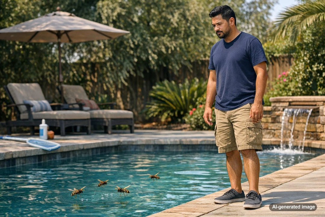 Why Is My Pool Attracting Wasps? What Pool Owners Often Miss and How to Make Your Pool Area Less Appealing