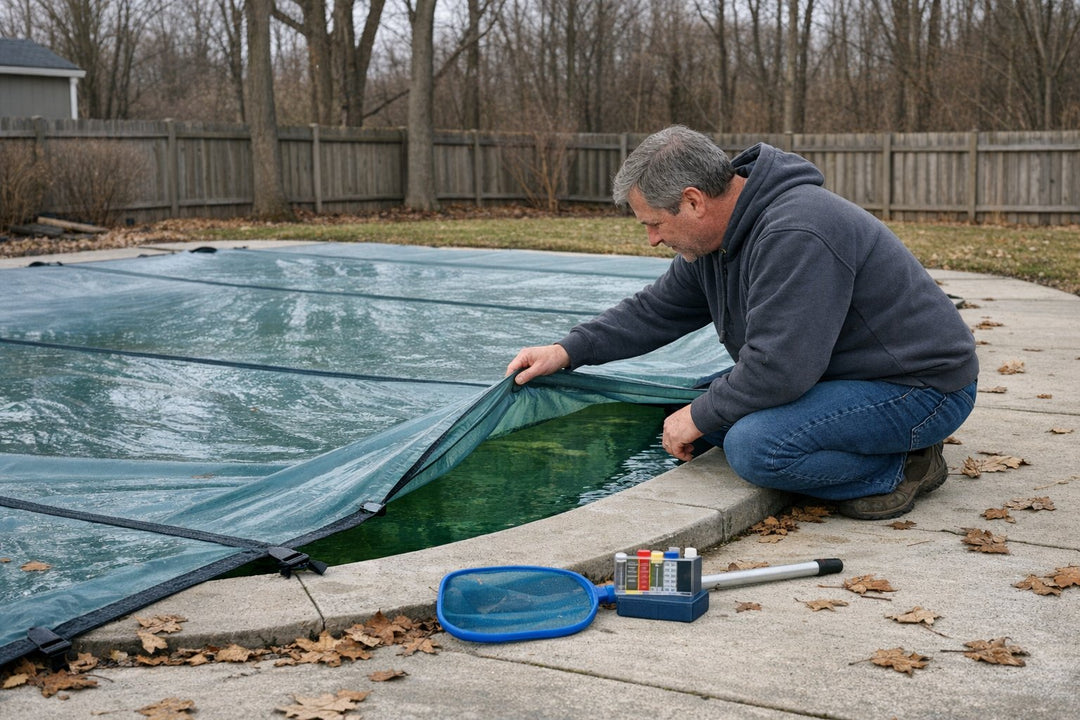 Why is My Pool Green Under Winter Cover? What It Really Means and How to Fix It Before Spring Gets Worse