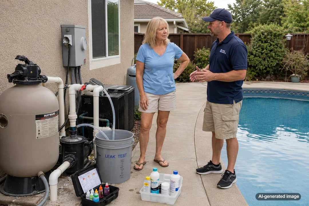 Why Pool Leak Testing Should Come Before Repeated Chemical Treatments: Stop Chasing Chemistry Until You Know Where the Water Is Going