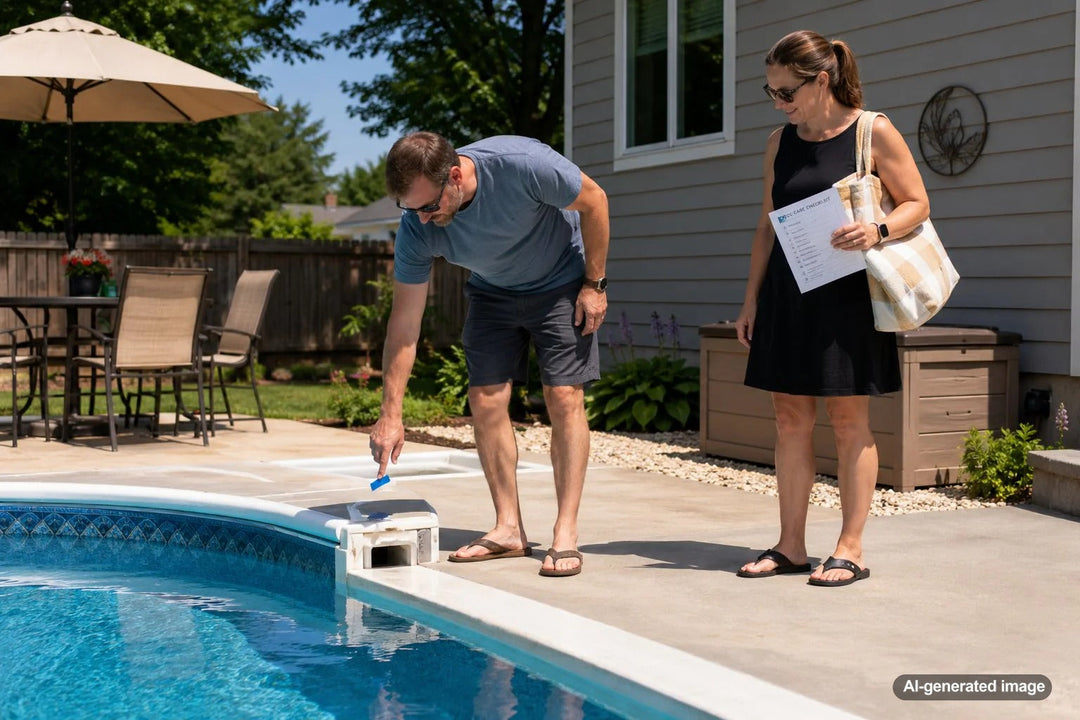 Why Pool Owners Should Mark the Waterline Before Leaving Town