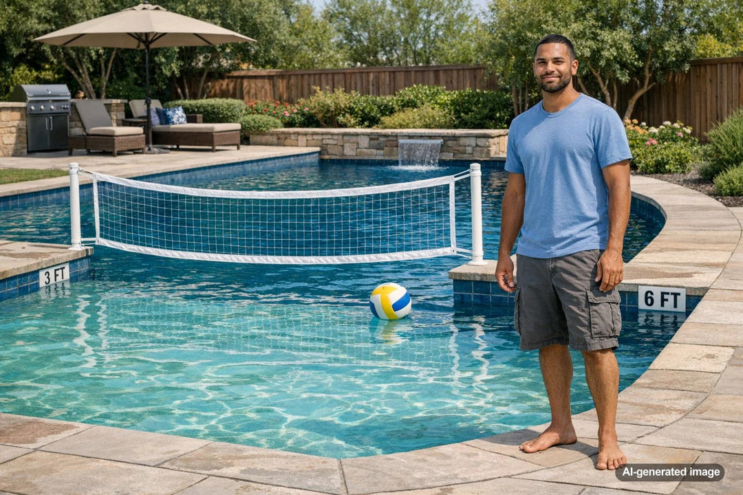 Why Sports Pools With Volleyball Nets Require Specific Depth Considerations