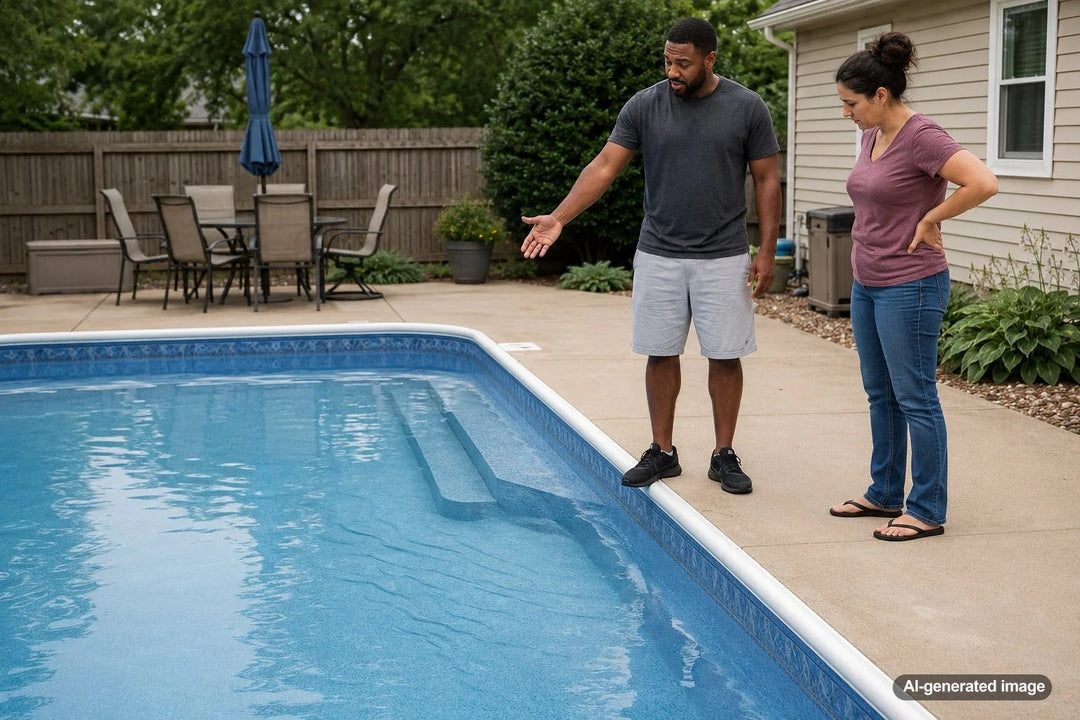 Why Vinyl Liner Wrinkles Can Signal Water Behind the Liner: What Pool Owners Should Know Before Problems Get Worse