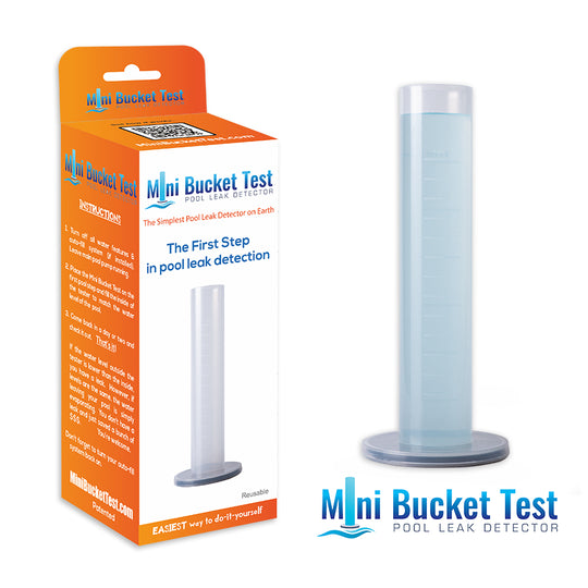 Bucket Container Test Mini Bucket Test - DIY Pool Leak Detector